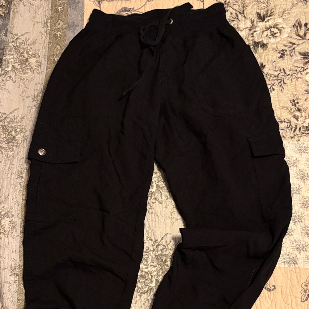 Womens Black Cargo Pants